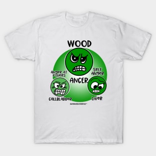 Unbalanced Wood Element Emotions T-Shirt